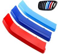 3 Piezas Tira de Parrilla Delantera para BMW 3 Series E46 M3 2000-2006 COUPE (10 Slats), Inserciones para Parrilla de Radiador para Coche Tira de Parrilla Delantera