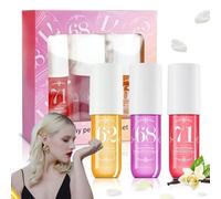 3 Piezas Unidades de Niebla de Perfume para Cabello y Cuerpo,Perfume Corporal,Bruma Corporal,Juego de Spray Corpora,Set de Perfum,Perfum Afrutado,Hair & Body Fragrance Mist