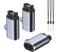 3 Piezas USB C Adaptador Garmin Cargador Reloj Cable para Garmin Vivoactive 5 4 3 3S 4S, Venu Sq/Sq 2 / Venu 2 / Venu 2 Plus, Forerunner 55/165 / 255, Adaptadores de Carga Portátil