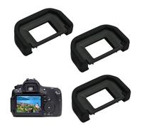 3 Piezas Visor Ocular Eyecup Compatible con Canon EF, Cámaras Ocular de Silicona para Canon Rebel XT XTi XS T2 T3 T4i T5i SL1 Canon EF EOS 300D 350D 400D 450D 500D 550D 600D 1000D 700D 100D