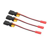 3 piezas XT60 macho a hembra adaptador con conector hembra JST Cable de litio RC, para RC 2Pair batería drone quadcopter