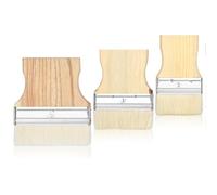 3 pinceles de pintura grandes, pinceles planos anchos de 3/4/5 pulgadas, pinceles de arte suave, peine para pintura acrílica, artista, lienzo, pintura, paredes, cubierta