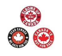 3 pines de solapa con diseño de bandera de Canadá y hoja de arce, insignia de aleación del Día de los Patriotas de Canadá, 3cm(1.2"), Metal, No es una piedra preciosa