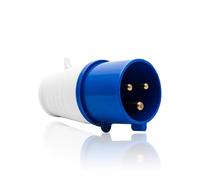 3 Pines Enchufe Industrial Azul de IP44 16A 240V Enchufes de Repuesto para Caravana Industrial