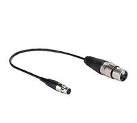 3 pines XLR hembra a hembra Cable de micrófono, Mini XLR 3 pines hembra a XLR Cable de audio hembra de 3 pines para cámaras/para cámaras SLR Conector de micrófono estándar