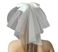 3. Pinza para el pelo con lazo de perlas brillantes, tocado de novia, joyería para bodas, bailes, gala, accesorios de uso diario