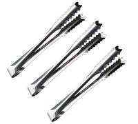 3 Pinzas para Alimentos de Acero 201 Inoxidable, Mini Pinzas para Azúcar de Acero Inoxidable, Mini Pinzas de Cocina, Pinzas para Hielo Pequeñas para Servir, para Alimentos, Dulces, Pan, Pastel