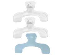 3 Pinzas Transparentes para Libros, Marcapáginas Soporte Abierto Pinza Portátil para Libros Accesorios de Lectura para Leer Enseñar y Fijar Manuscritos Suministros Adecuados para oficina hogar escuela