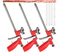 3 pistolas de espuma, pistola de espuma de construcción, pistola de espuma de construcción, pistola de espuma de poliuretano para pistola de espuma, espuma de montaje, pistola de espuma de