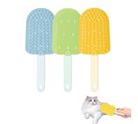3 Pizarra Cepillo Para Gatos,Peine Para Gatos,Cepillo Quita Pelos de Gato,Cepillo Mascotas,Cepillo de Aseo Para Gatos de Doble Cara,Para Que las Mascotas Eliminen el Pelo Suelto o Masajeen