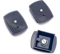 3 Placa De Liberación Rápida para Cámara Adaptador de Placa de Liberación | con Tornillo de 1/4" Plató Rápido Trípode Sistema Compatible con la mayoría de los trípodes, cámara Gimbal