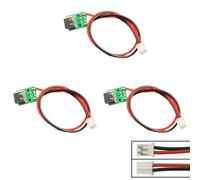 3 placas adaptadoras de 2 colores tipo C a XH2.54/PH2.0 para una fácil identificación de circuitos, placa adaptadora de pruebas electrónicas