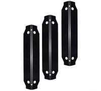 3 placas de calor esmaltadas para parrillas Dyna-Glo DGC310CNP-D DGC310BNP-DA DGC310RNP-D, protectores de barra de sabor negro con distribución uniforme del calor