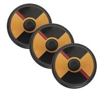 3 placas traseras de almohadilla de lijado de 2 pulgadas, diseño de bandeja en espiral con ganchos de alta densidad, para chasis de amoladora neumática, material de nailon de poliuretano (3 piezas)