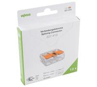 3 Polo Bloque Terminal/Empalme Conector Naranja Cierre Palanca 4Mm 450V 32A 12