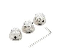 3 pomos de guitarra eléctrica para bajo con agujeros y volúmenes, botones de control de tono, tapas de potenciómetro de guitarra, girasoles, tapas de potenciómetro de bajo eléctrico, accesorios de