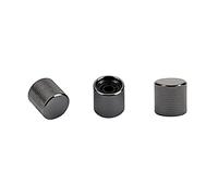 3 pomos de metal para control de tono de volumen para guitarra eléctrica, bajo, potenciómetro, accesorios para instrumentos, fácil de usar, pomos de control de guitarra, eje largo