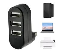 3-Port USB 2.0 Hub, USB Splitter Flexible Design, Portable USB Hub For Cell Phones, Digital Camera USB Splitter, USB Hub with Safe Features, Compact USB Hub For Travel, High-Speed USB Splitter,