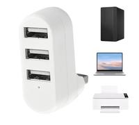 3-Port USB 2.0 Hub, USB Splitter Flexible, Ultra Slim Portable USB, Portable USB Splitter, USB Flash Drives, Ultra-Slim Multiport Expander, USB Hubs For Cell Phones Digital Cameras HD Cameras