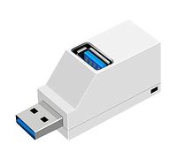 3-Port USB Extension Hub,USB3.0 USB2.0 High Data Rate for Mac Book Pro, i M AC, PC, Laptop, USB Flash Drives, Sur Face Pro, XPS, Mini Portable