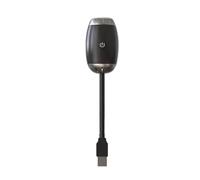 3 Proyector portátil de luz nocturna para techo del automóvil con efectos planetarios realistas, diseño de aleación alimentado por USB para relajación Luz de estrella en techo del automóvil