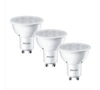 3 Proyectores LED GU10 Philips Corepro 3,5W Bombilla Luz Cálida 2700K