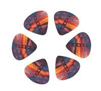 3 púas de guitarra con estampado de puente Golden Gate de diferentes grosores para guitarra acústica, guitarra eléctrica, paquete de 12