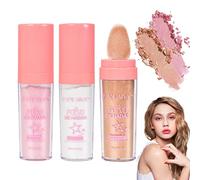 3 Puff Fairy Stick,Polvo de Hadas Maquillaje,Polvos de Hadas Maquillaje Highlighter,Powder Glitter,Hada Resaltador en Polvo Saniye,Polvo de Purpurina Corporal