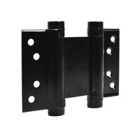3 pulgadas de bisagras puerta batiente con resorte acero inoxidable for salón café Para Puertas(5inch black)