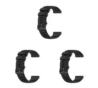 3 pulseras compatibles con Withings ScanWatch Light de 37 mm, 18 mm Sport Waterproof Ersatzarmband Silikon Wechselarmband für Withings ScanWatch Light 37mm Uhrarmband