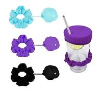 3 pulseras de protección Ko Drogas, tapa protectora para bebidas, gorra Scrunchie para el pelo, cubierta para bebidas, gorra de goma para el pelo, tapa reutilizable para bebidas, ideal para bares y