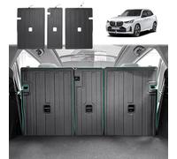 [3 pzs] GAFAT Compatibles con BMW X3 G45 2025 2026 Alfombrillas Maletero Protectoras Asientos Traseros, Fácil de Plegar, X3 2025 Alfombras TPE Todo Tipo de Clima Escaneo 3D Original, X3 G45 Accesorios