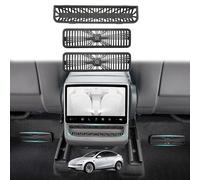 [3 PZS] GAFAT Tesla Model Y Juniper 2025 2026 Auto Air Vent Cubierta Protectora, Protección de Salida para Aire Acondicionado debajo del Asiento y Segunda Fila, 2026 Tesla Model Y Accesorios 2025