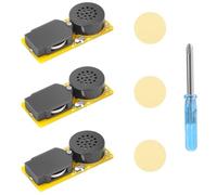 3 Pzs Máquina de Pedos Broma, Generador de Sonidos Broma Ocultos con 20 Sonidos Pedos Bromista Divertido para Fiestas en Casa y en la Escuela (Amarillo)