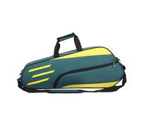 3 Racket Tennis Bag | Waterproof Large Protective Cover Single Shoulder | Racket Organizing Bag Tennis Racket Single Shoulder Bag Racket Tote Pack for Shoes Clothing Towel Balls Water Cup Men Women