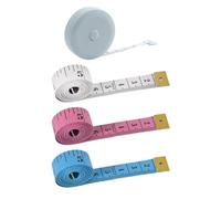 3 reglas suaves de 150 cm, 1 cinta métrica pequeña, cinta métrica para medir el cuerpo, cinta métrica precisa con dos escalas, adecuada para costura, manualidades y cintas métricas domésticas