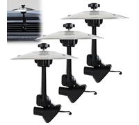 3 rejillas de ventilación de coche para coche de accidente de coche Cymbals, mini clip de choque para bateristas, amantes de la música, entretenimiento de conducción