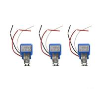 3 relés fotográficos, interruptor de luz AC 220 V 10 A, sensor crepuscular automático de encendido/apagado para farola de calle, jardín, patio, color azul y blanco