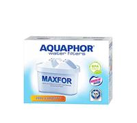 3 repuestos universales de filtros de agua antibacterianos Aquaphor Maxfor, capacidad de 200 L, B100-25, compatible con jarras con filtro de agua Aquaphor Amatista, Aquaphor Orion, Aquaphor ágata y Aquaphor Tiempo Compatible con la mayoría de jarras Brita. Pack de ahorro.
