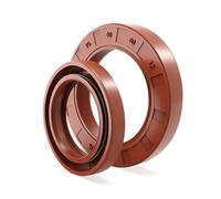 3 retenes de aceite de doble labio de caucho fluorado TC, diámetro interior 21 mm, diámetro exterior 36 mm, espesor 7 mm, retén de eje FKM con resorte,21x36x7mm