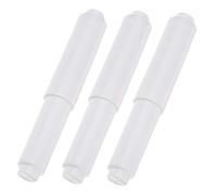 3 rodillos de papel retráctiles para papel, varilla de resorte para uso doméstico y hotelero, barra de repuesto para rodillo de inodoro