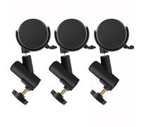 3 rodillos de soporte de luz para fotografía con ajuste flexible de freno, ideal para estudios fotográficos profesionales