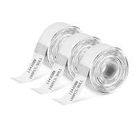 3 rollos aptos para D30/P11/HP1, cinta de etiquetas transparente resistente al agua, 14 x 40 mm, cinta de etiquetas autoadhesivas portátil, apta para uso doméstico y en la oficina (180/rollo)