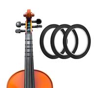 3 Rollos Cinta Diapasón Violín, 3mm Cinta de Dedo de Violín Violonchelo Pegatinas de Diapasón de Violín Guía de Dedo para Violines y Varios Instrumentos Orquestales (Negro)
