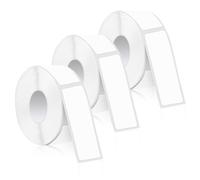 3 Rollos Cintas Etiquetadora para Phomemo D30, 12mm x 40mm Blanca Cinta de Etiquetas Autoadhesiva Rollo de Papel Térmico Adhesivo para Oficina Hogar Suministros
