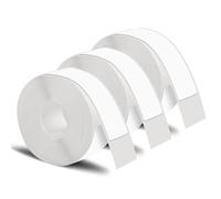 3 rollos de cinta adhesiva para etiquetadora Phomemo D30, 12 x 40 mm, color blanco, autoadhesiva, papel térmico, suministros escolares de oficina, etiquetas de almacenamiento para el hogar