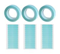3 Rollos De Cinta De Extensión De Cabello Y 3 Piezas De Película Para Peluca, Cinta Impermeable, Cinta De Doble Cara, Herramientas De Peinado, Accesorios Para Peluca