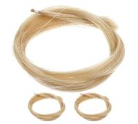 3 rollos de crin de repuesto para de violín - Crin de caballo para de violín, violonchelo y viola - Accesorios para la reparación de instrumentos musicales para músicos y uso