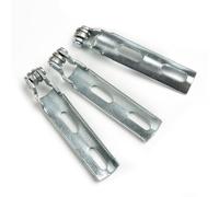 3 ruedas guía de sierra caladora para 55 varillas alternantes - Accesorios de rodillo de repuesto de metal, color plateado