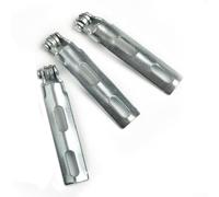 3 ruedas guía de sierra caladora para 55 varillas alternativas, accesorios de repuesto de metal compatibles con 55 sierras de calar, color plateado